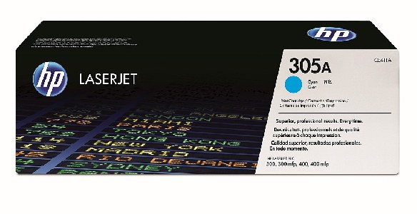 HP 305A Cyan LaserJet Toner Cartridge